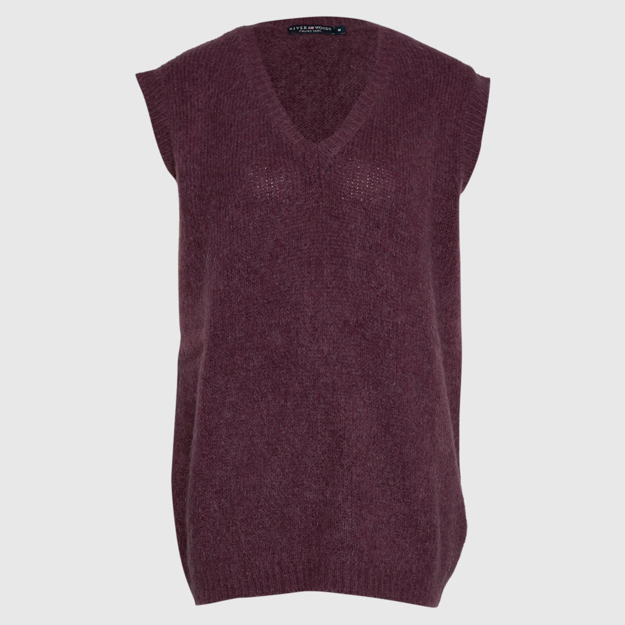 Femme Pull Sans Manches Surdimensionné En Violet