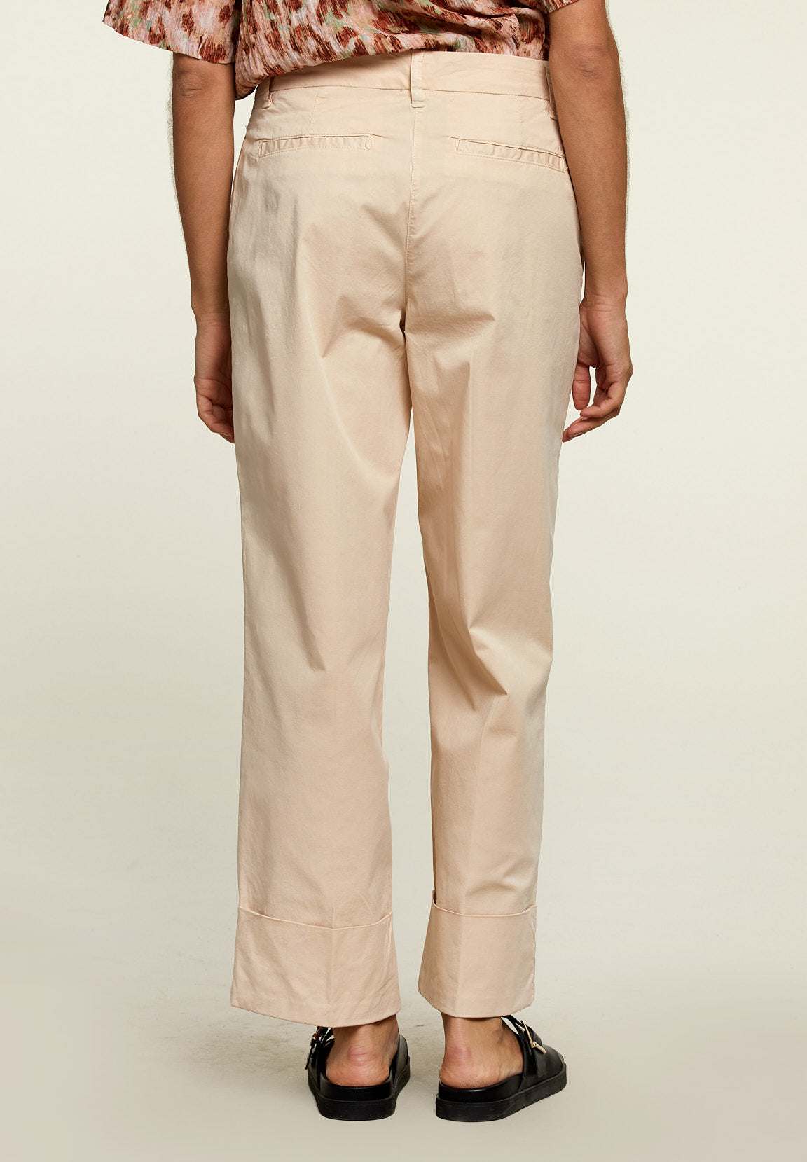 Straight Pants Peach - Orange