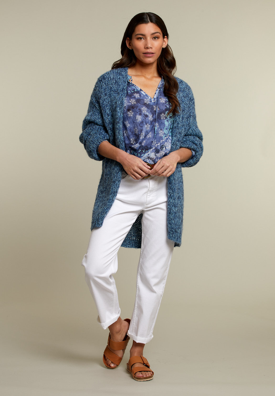 Blue Loose Strings Shirt - Blue