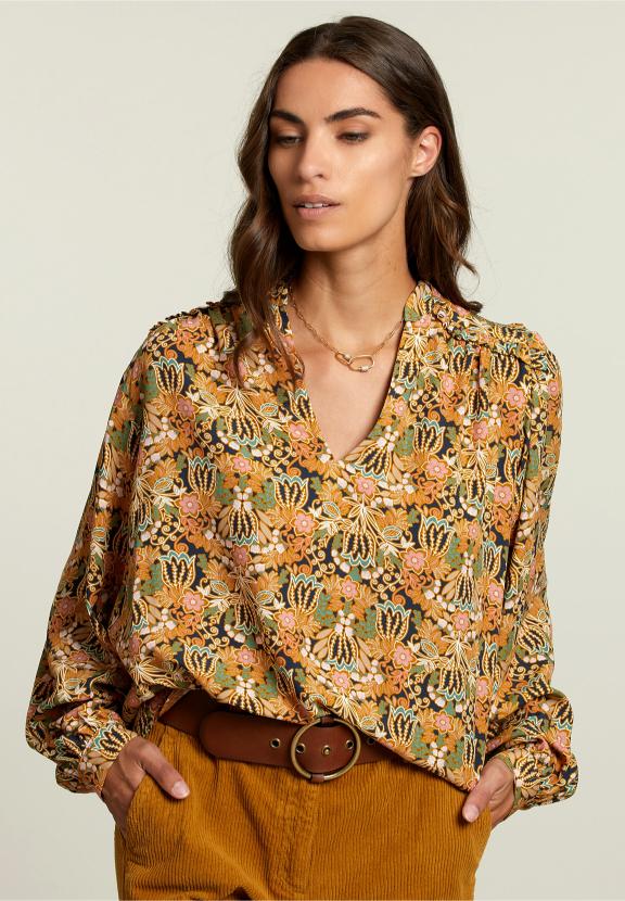 Blouse multi-fantaisie