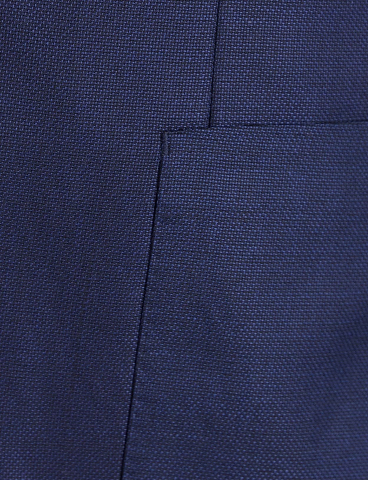 Homme Blazer À Poche Ronde Bleu En Bleu