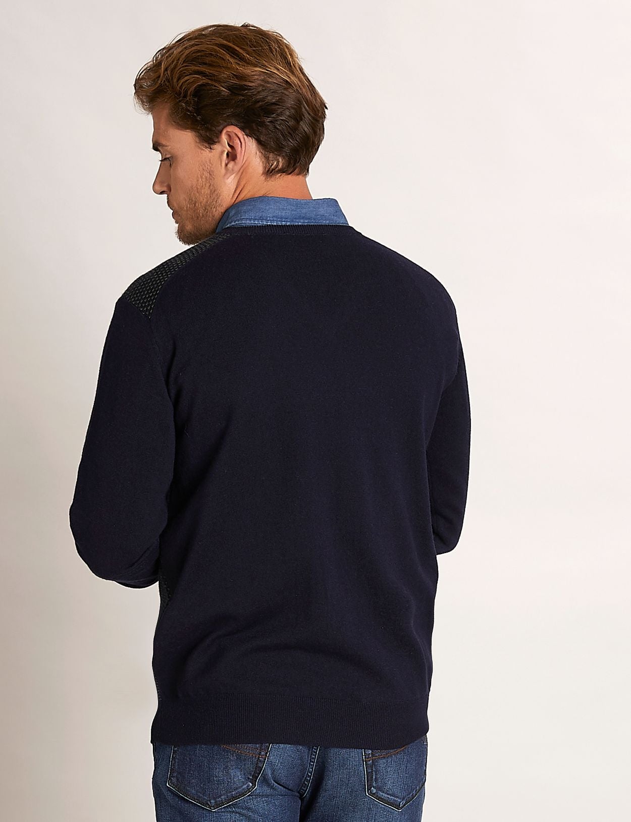 Homme Pull Jacquard À Motif Sur Mesure En Plusieurs Couleurs.