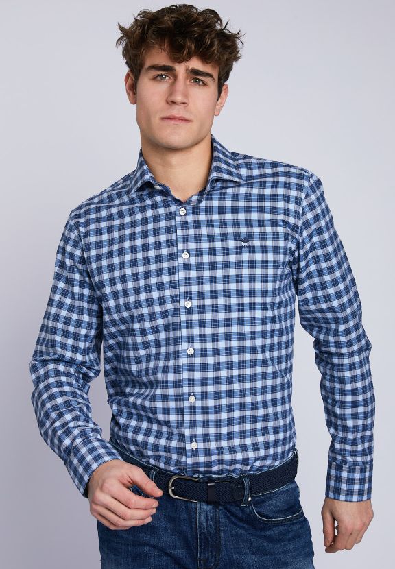 Man Aangepast Passend Capri Shirt