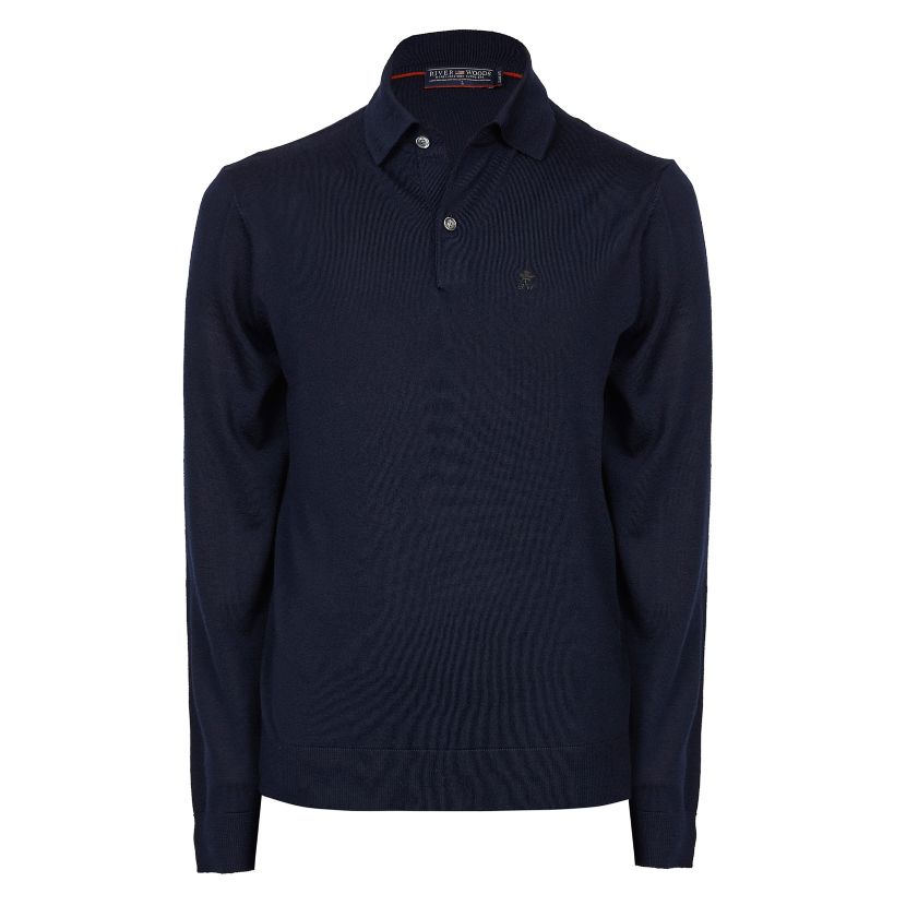 Homme Pull Ajusté Avec Col Polo