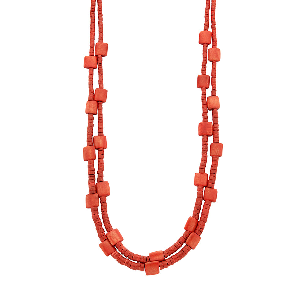 Collier - Unique - Rood