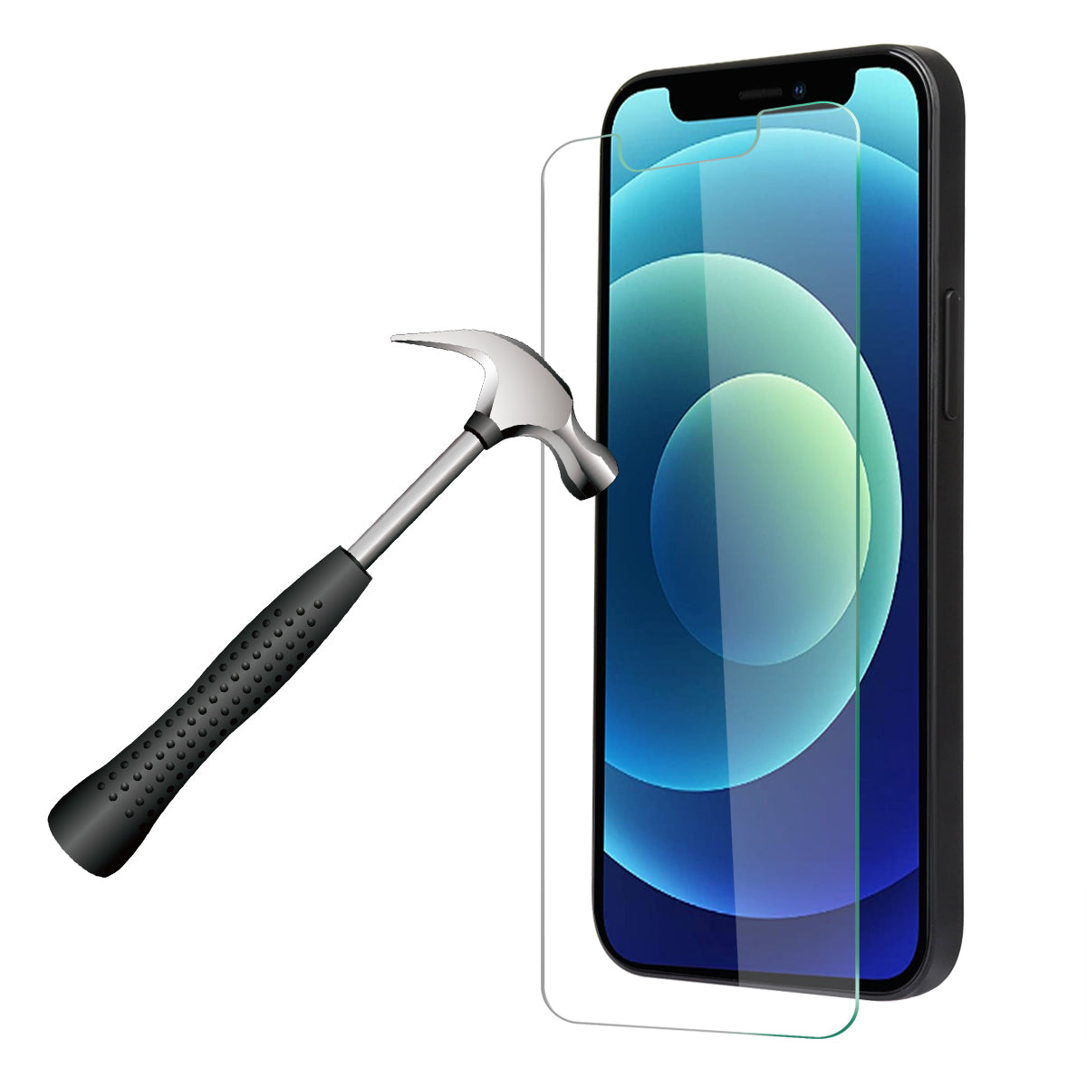 Gehard Glas 5D Voor Iphone 12 Mini - Transparant