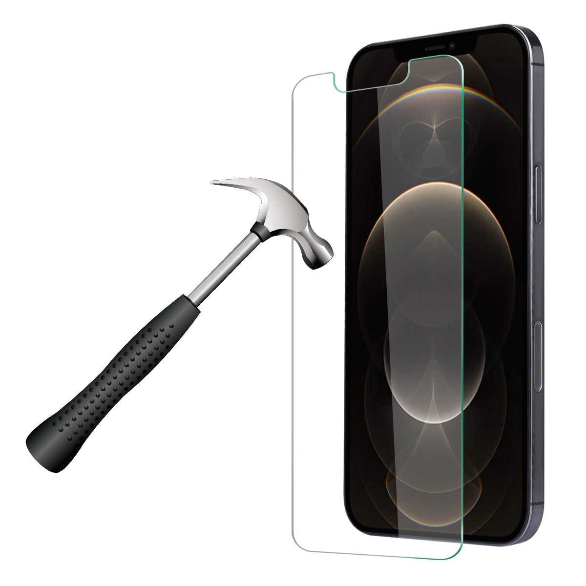 Verre Trempe 5D Pour Iphone 12 Pro Max - Transparent