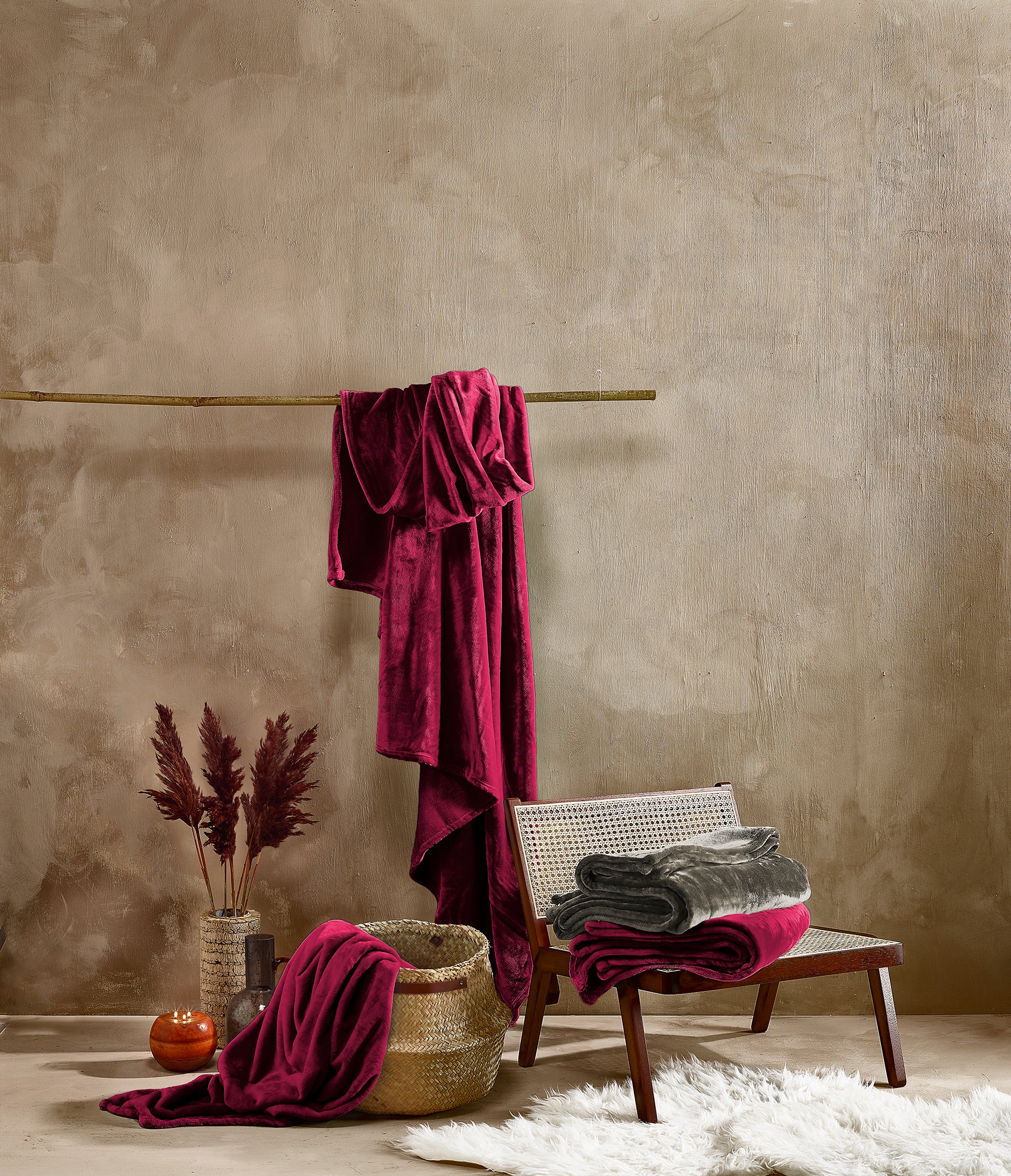 Luxury Collectie - Cosy Beet Red