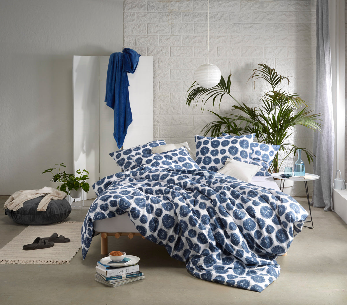 Beddengoedpakket Orba Indigo Blue