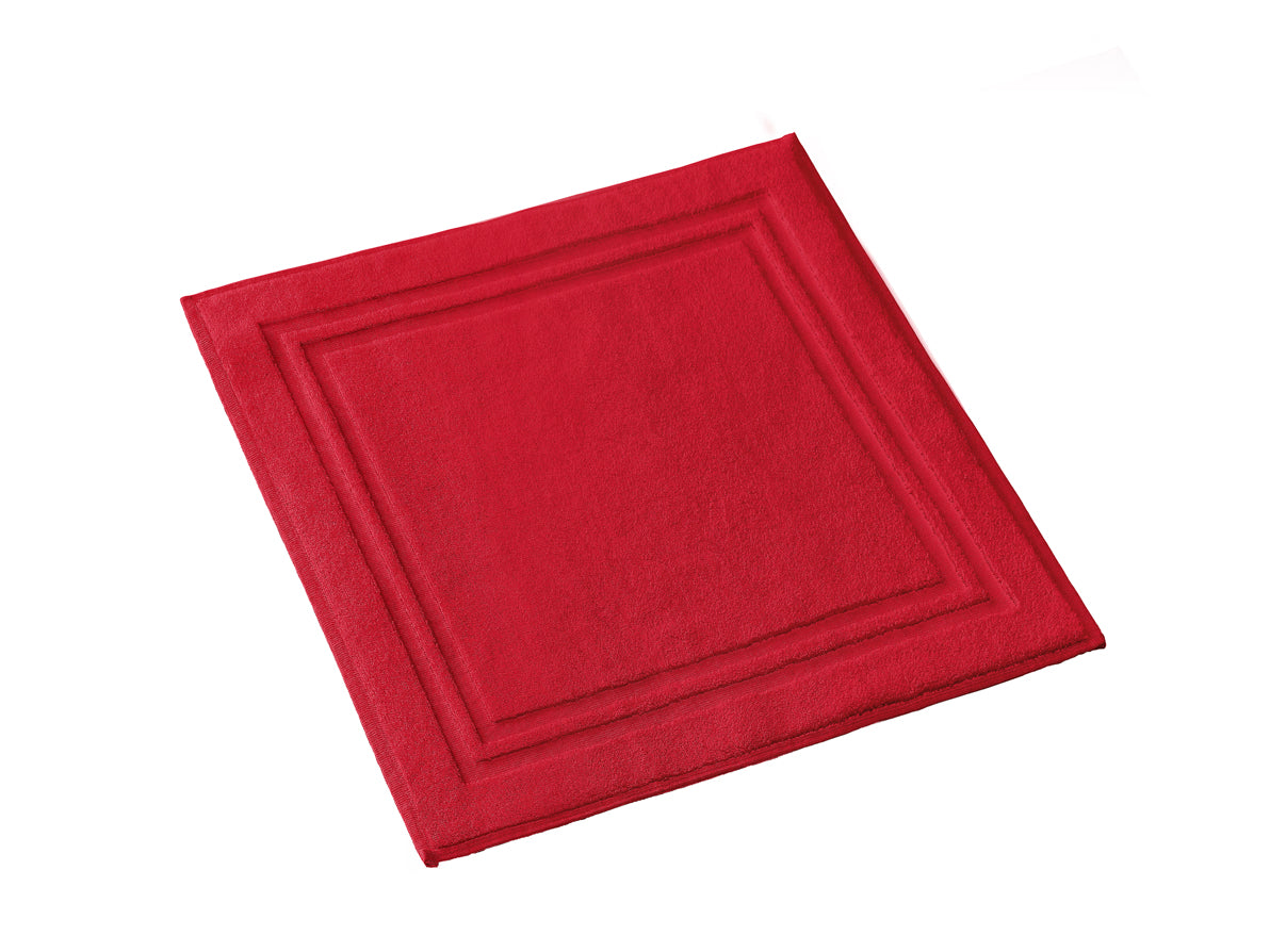 Tapis de bain king deep red