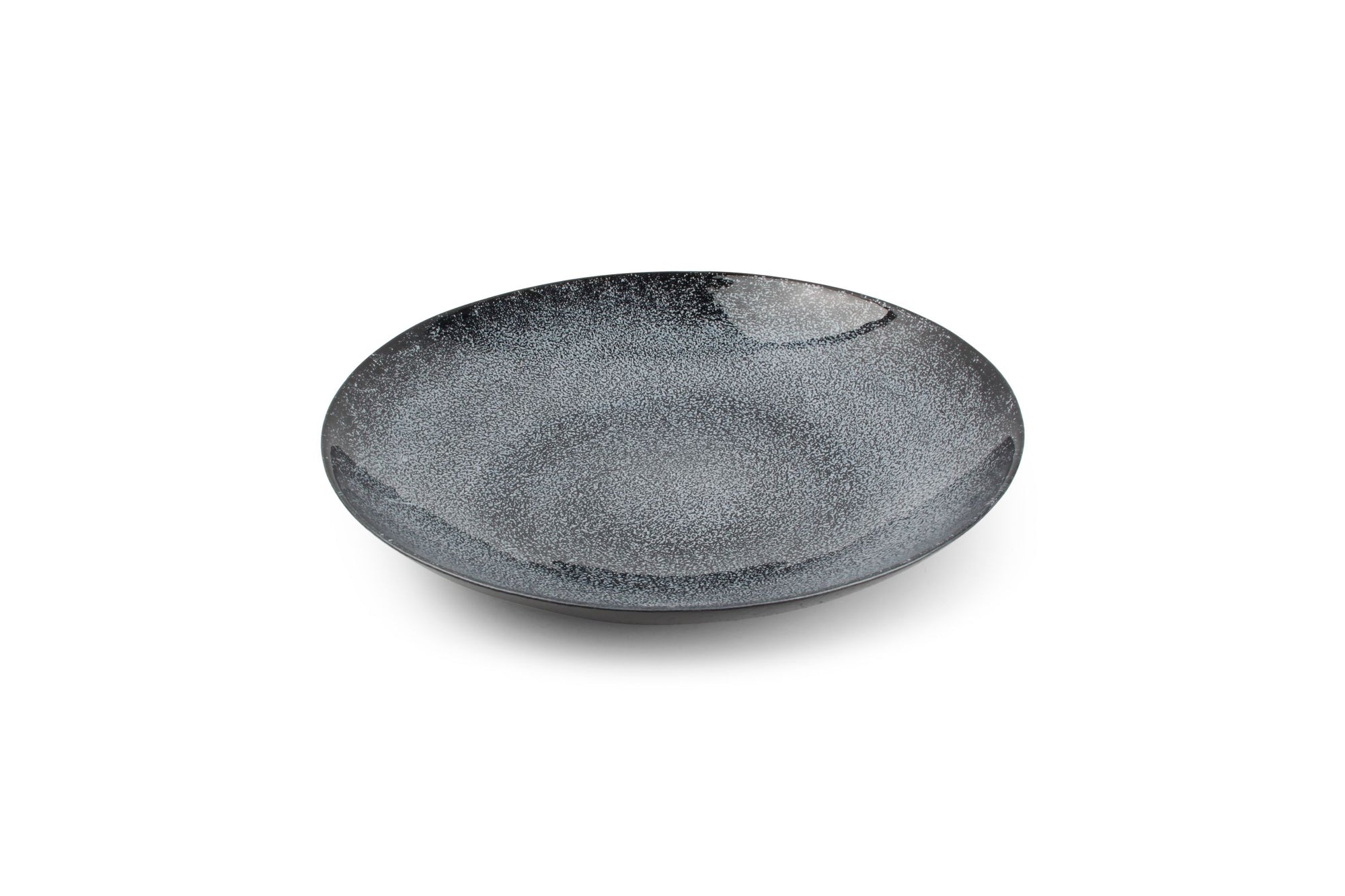 S&P - Plat décoratif 33xH6cm verre midnight Cosmo