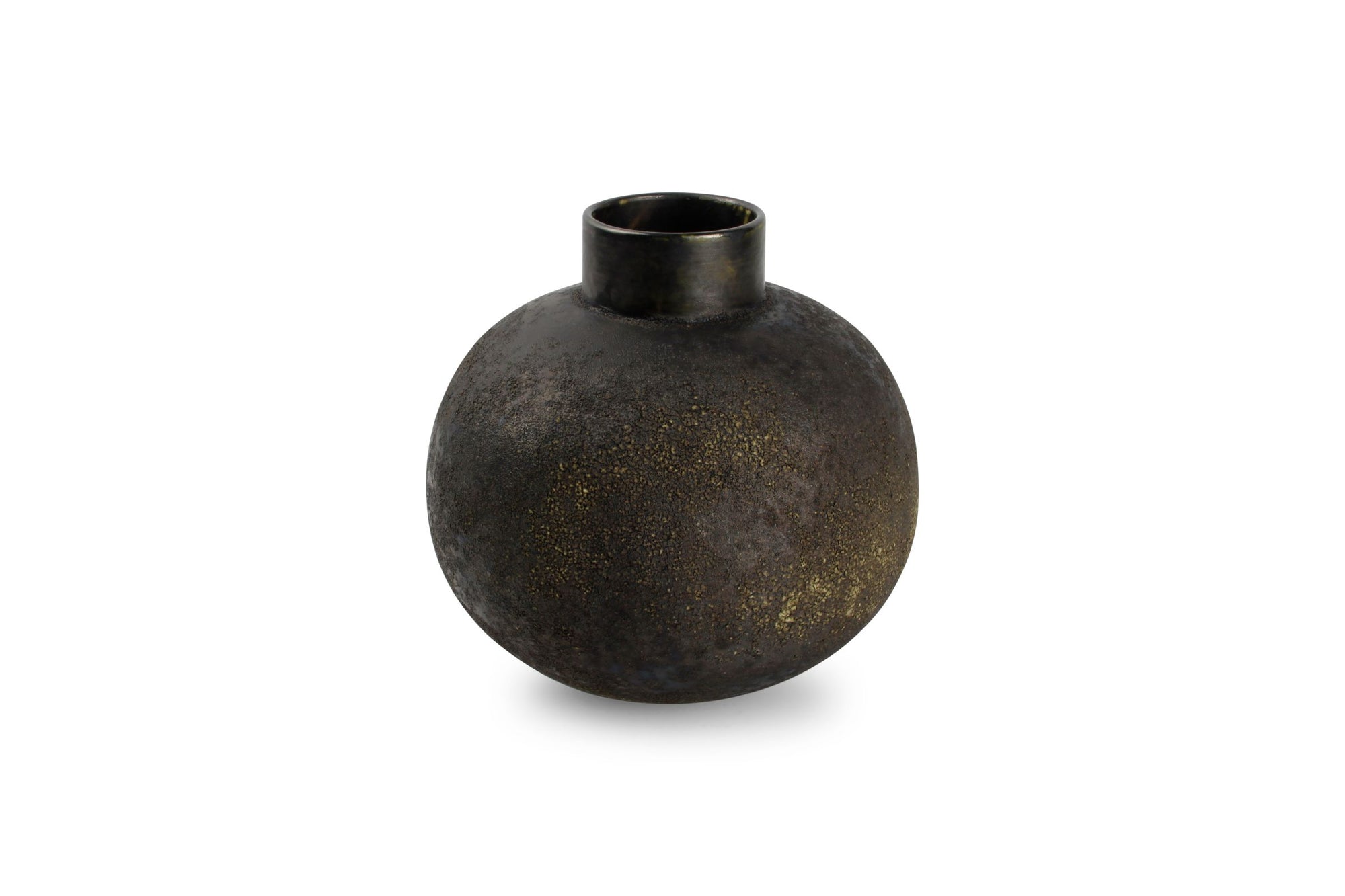 S&P - Vase 22xh22cm Anthracite Bullet