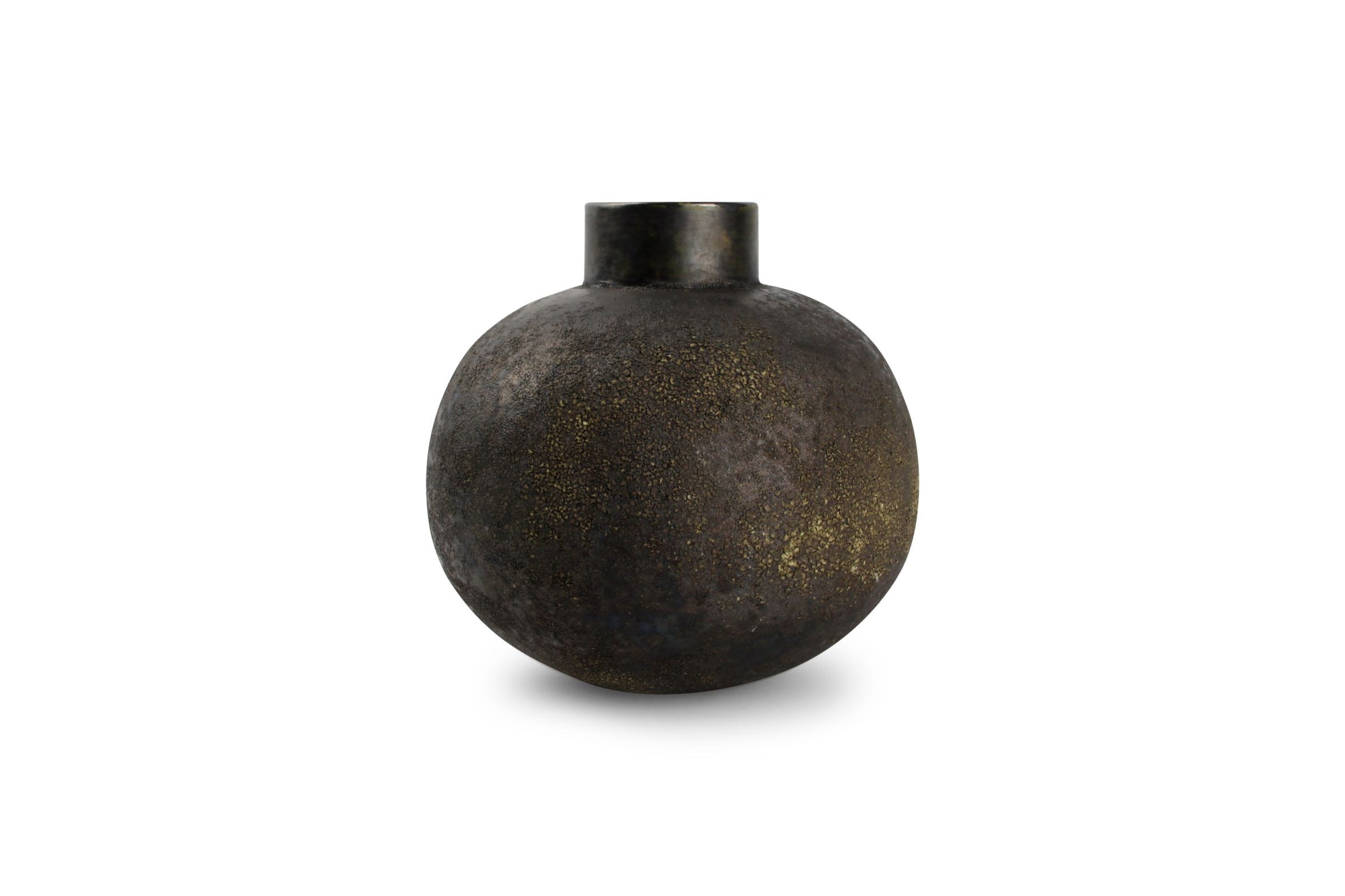 S&P - Vase 22xh22cm Anthracite Bullet