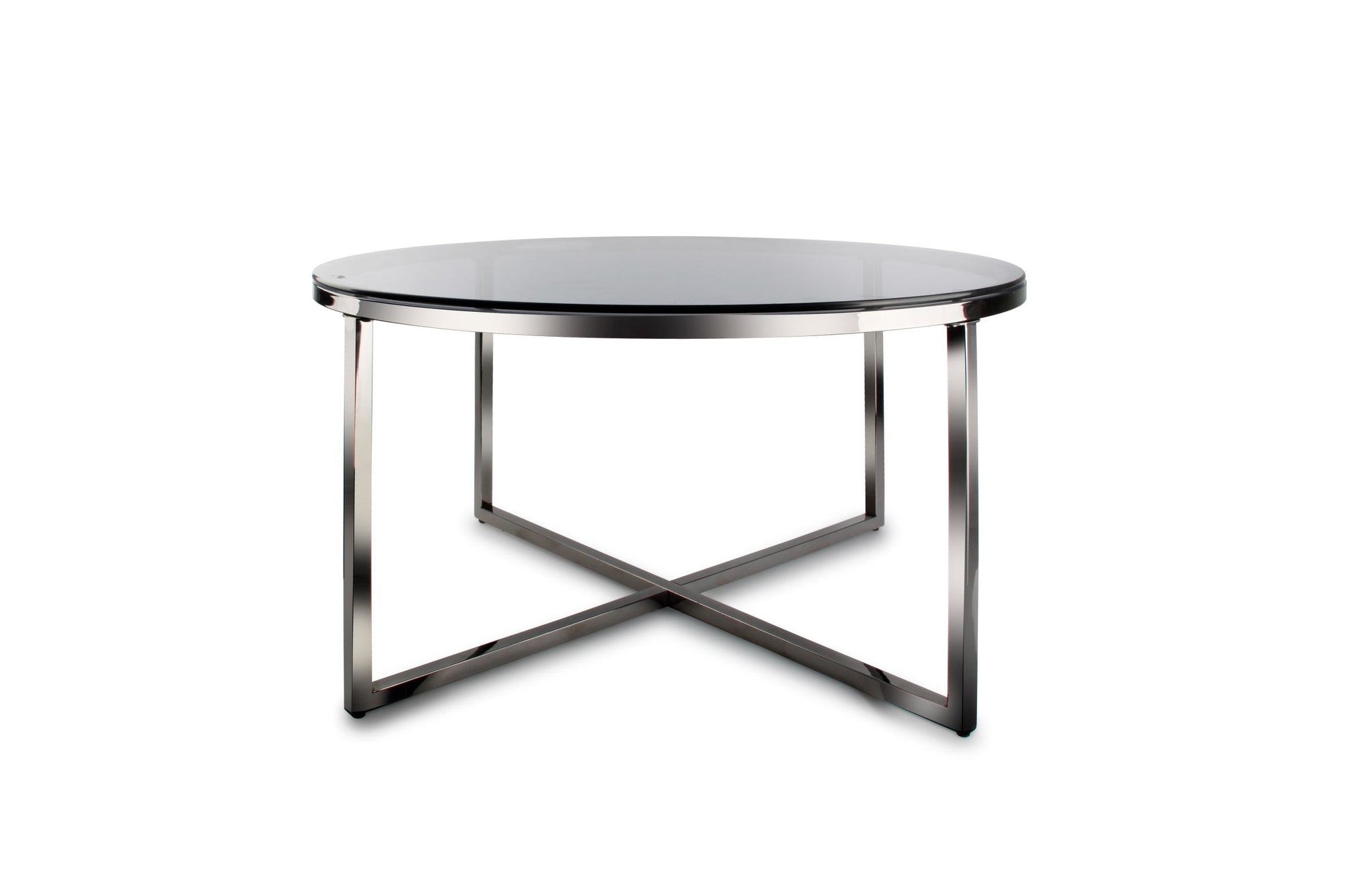 S&P - Table Gigogne 80xh45cm Noir/smoked Rama