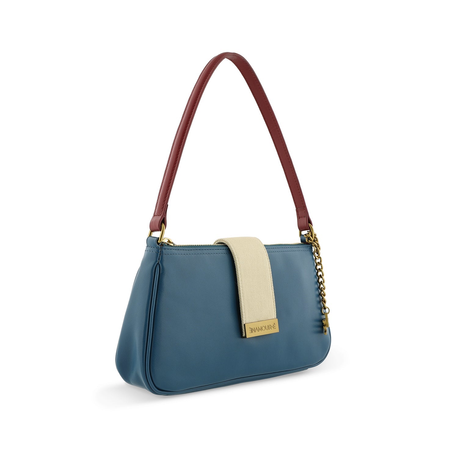 Cezanne Ocean Blue & Canvas Bag