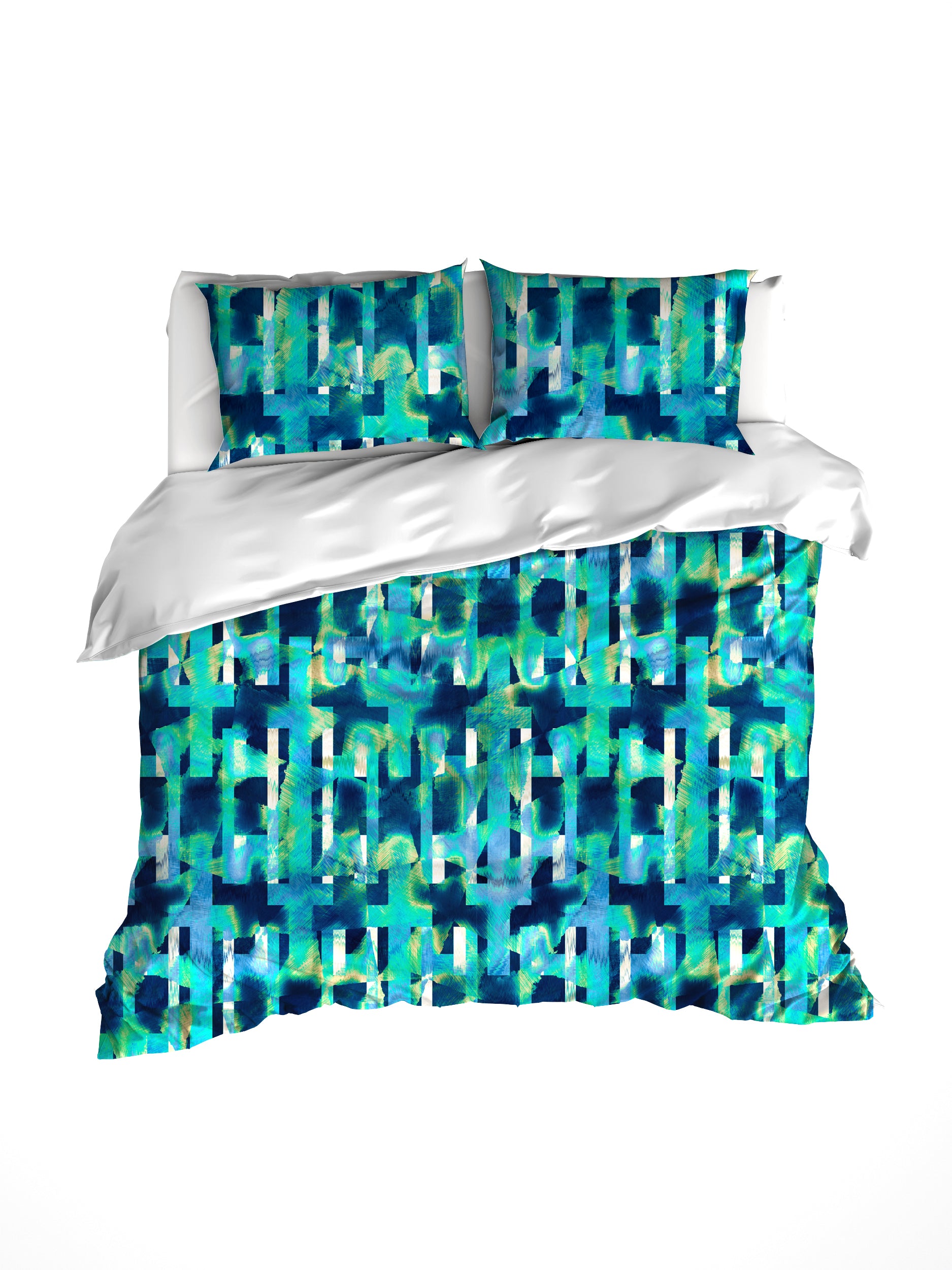 Smart Collectie - Checkered Sea Green