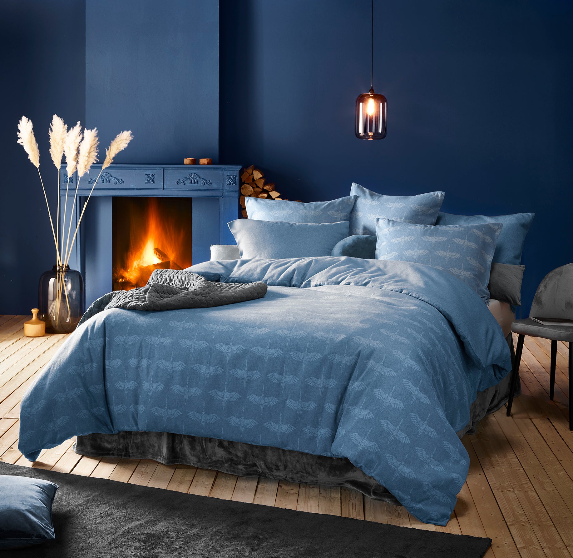 Luxury Collectie - Crane Stellar Blue